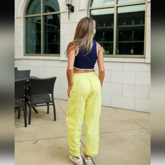 NEW Free People Mesmerize Me Cargo Pants - Afterglow - Picture 2 of 7